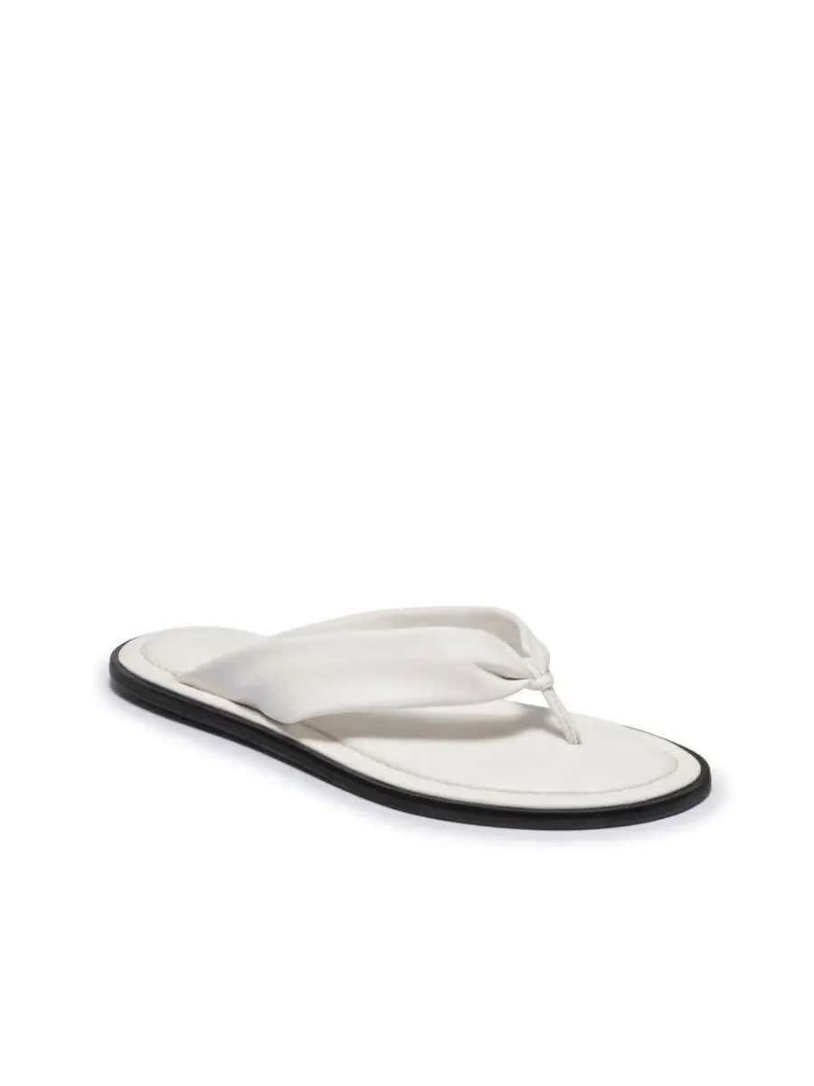 Сандалии-вьетнамки Salt с кожаной стелькой Bernardo Footwear — белый