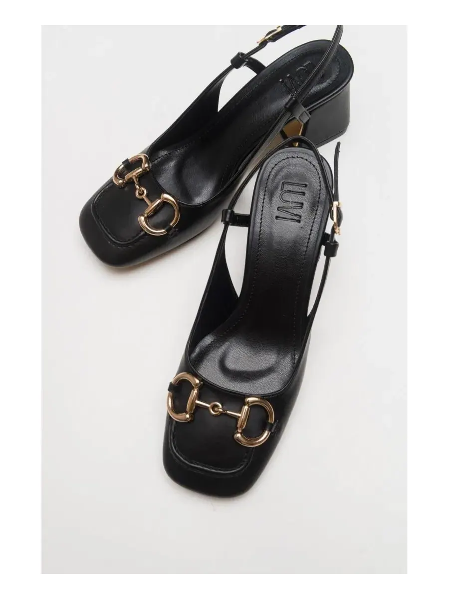 Туфли-лодочки Karol Block Heel Prologue Shoes — изображение 3 из 8, черный