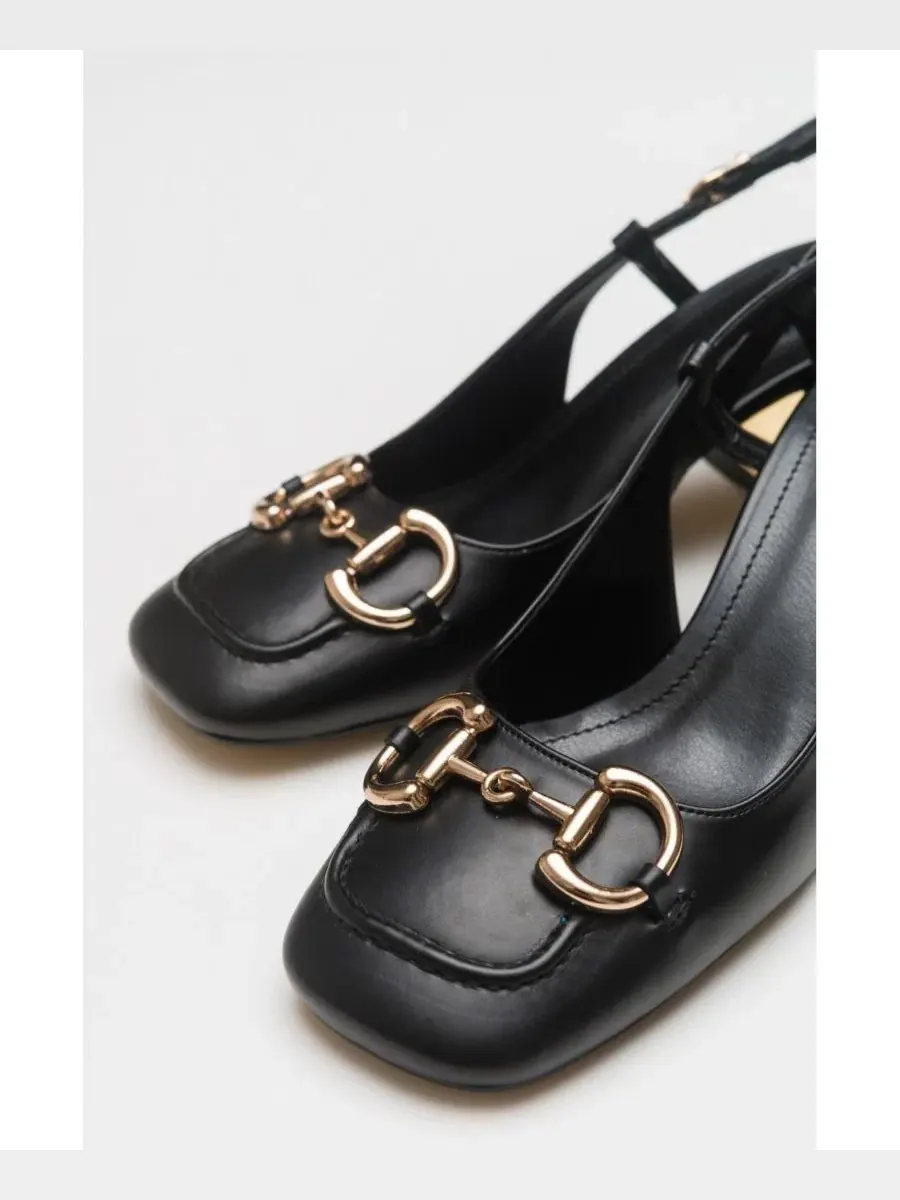 Туфли-лодочки Karol Block Heel Prologue Shoes — изображение 4 из 8, черный