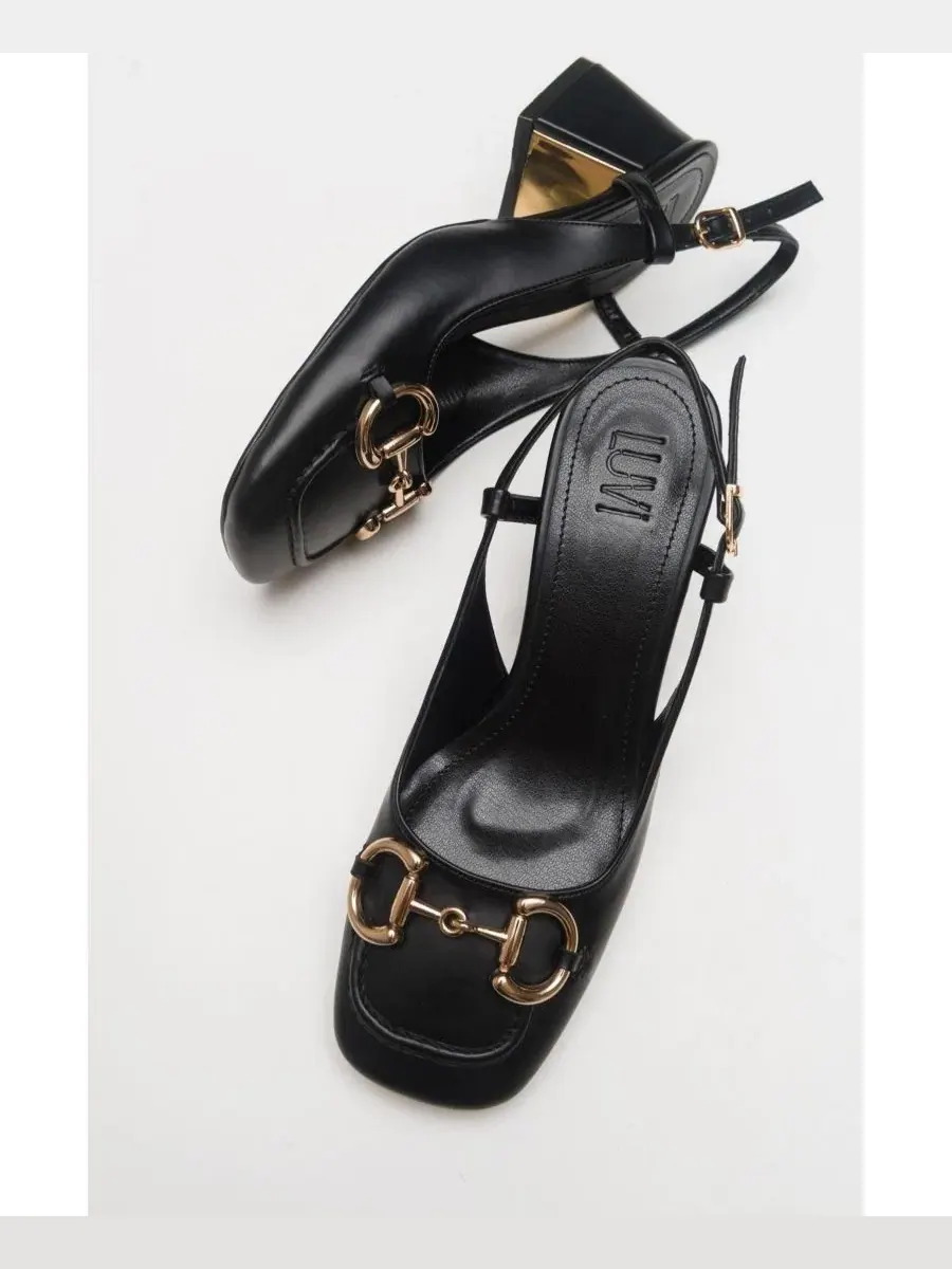 Туфли-лодочки Karol Block Heel Prologue Shoes — изображение 5 из 8, черный