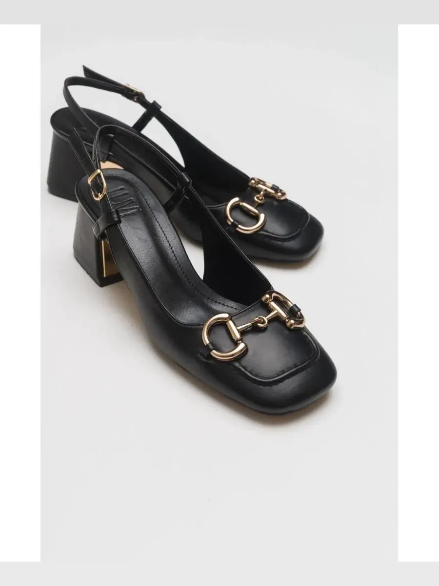 Туфли-лодочки Karol Block Heel Prologue Shoes — изображение 6 из 8, черный