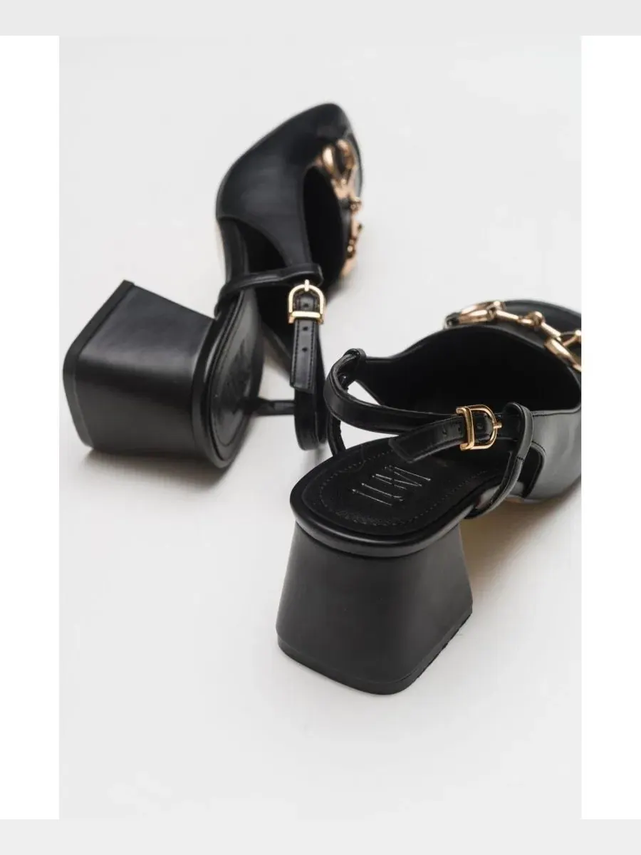 Туфли-лодочки Karol Block Heel Prologue Shoes — изображение 7 из 8, черный