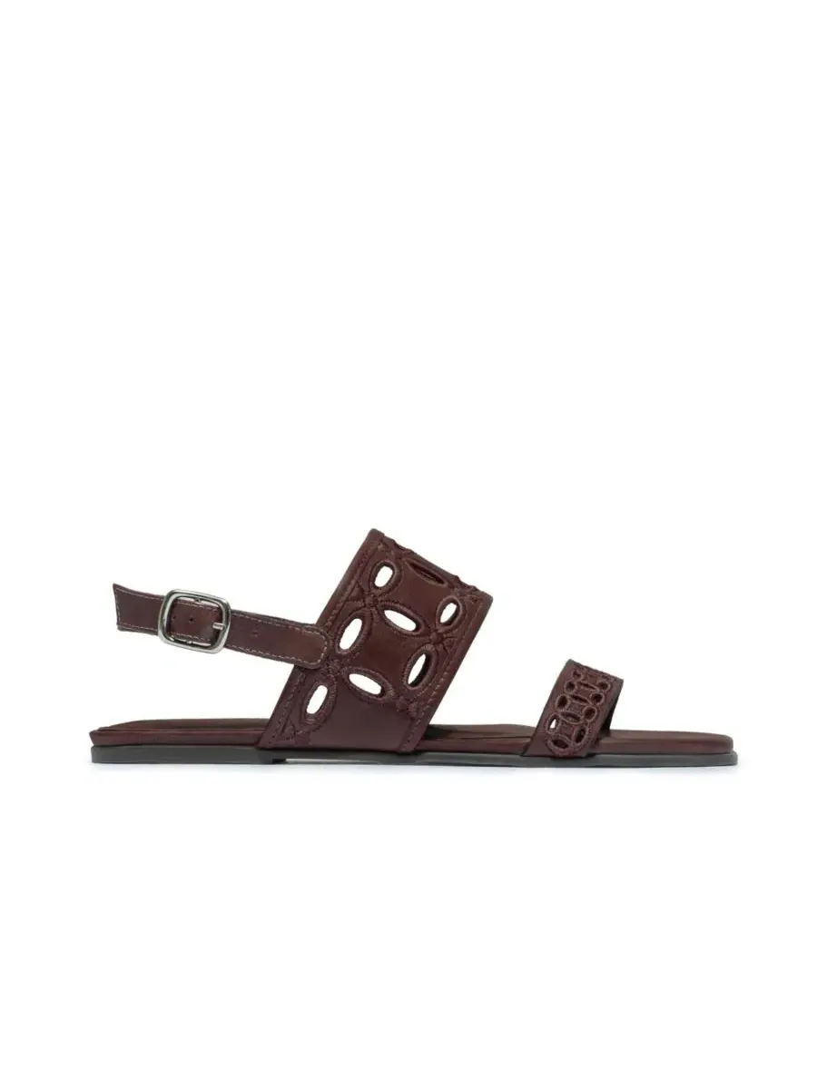 Сандалии с открытым носком Orla Bernardo Footwear — изображение 2 из 5, коричневый