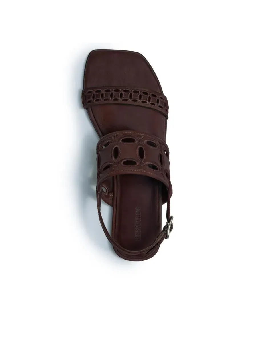 Сандалии с открытым носком Orla Bernardo Footwear — изображение 3 из 5, коричневый
