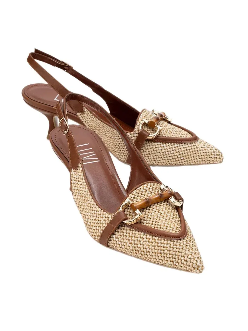 Женские туфли-лодочки Osca с острым носком и пряжкой Prologue Shoes — изображение 2 из 6, коричневый