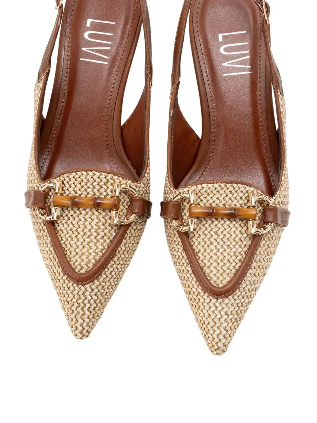 Женские туфли-лодочки Osca с острым носком и пряжкой Prologue Shoes — изображение 3 из 6, коричневый
