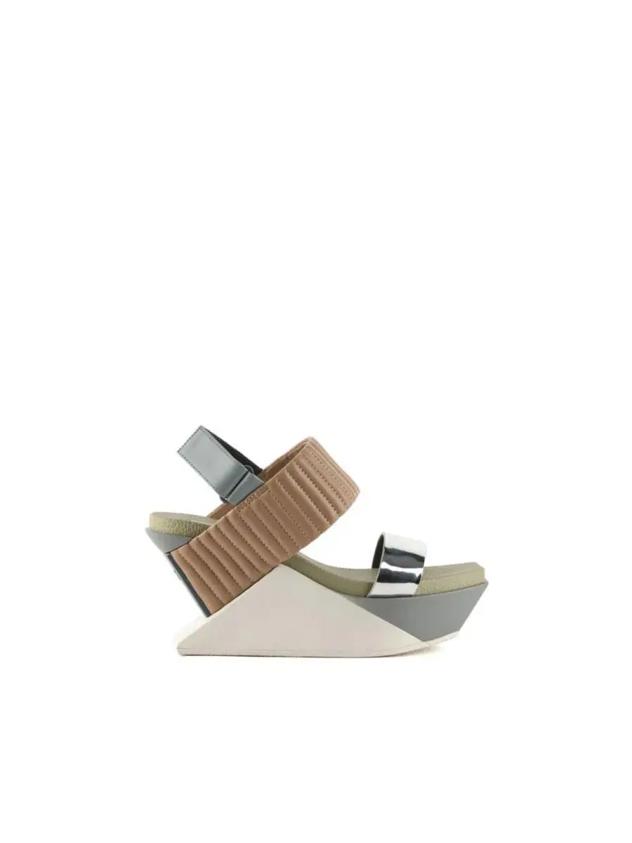 Сандалии-клины Delta Wedge Puffier United Nude — изображение 2 из 6, сиенный
