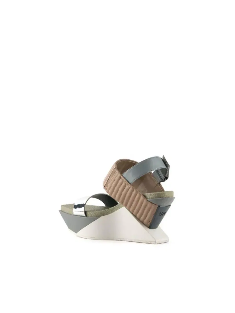 Сандалии-клины Delta Wedge Puffier United Nude — изображение 4 из 6, сиенный