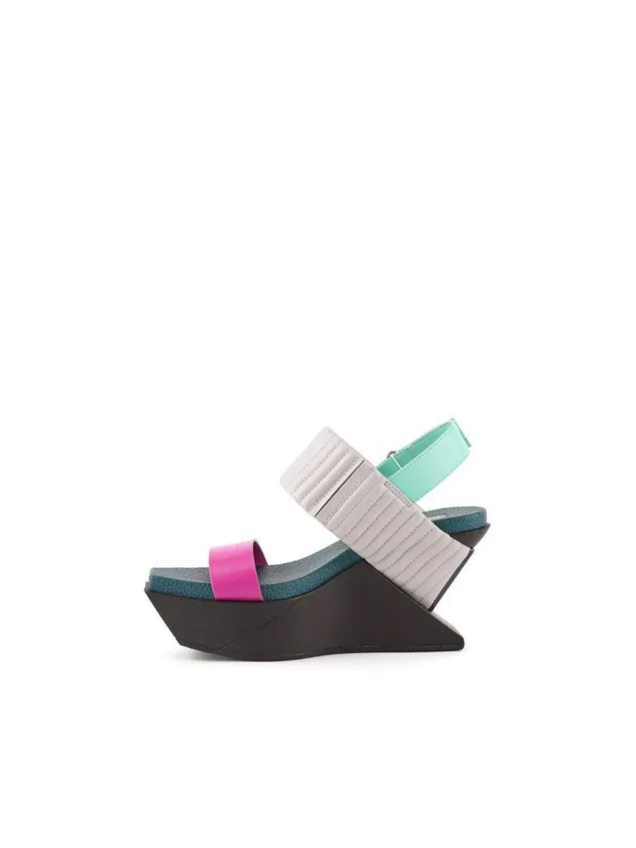 Сандалии с клином Delta Wedge Puffier United Nude — изображение 4 из 6, розовый