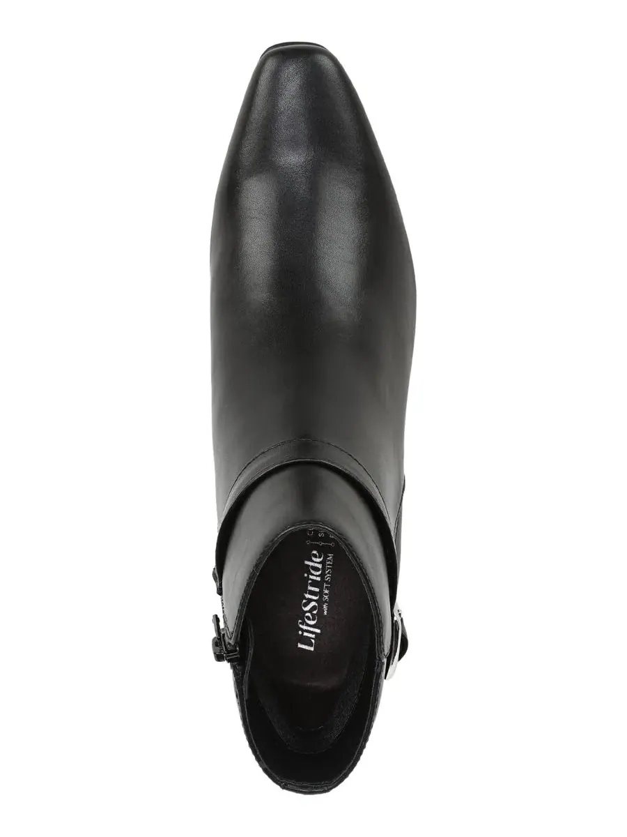 Женские короткие сапоги Fawn Zip Snip Toe LifeStride — изображение 4 из 5, черный