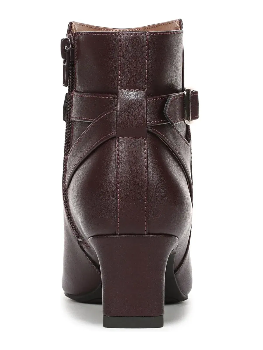 Ботинки женские с острым мысом Fawn Zip Snip Toe LifeStride — изображение 3 из 5, бордовый