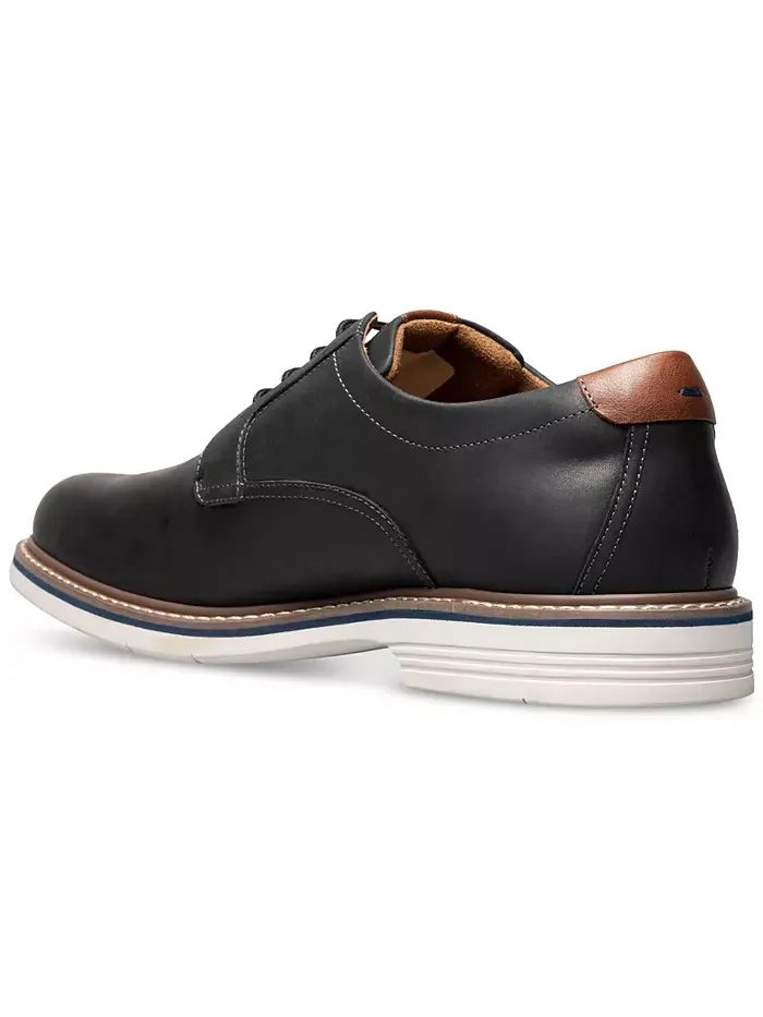 Мужские оксфорды Norfolk с гладким мысом из кожи Florsheim — изображение 6 из 7, черный