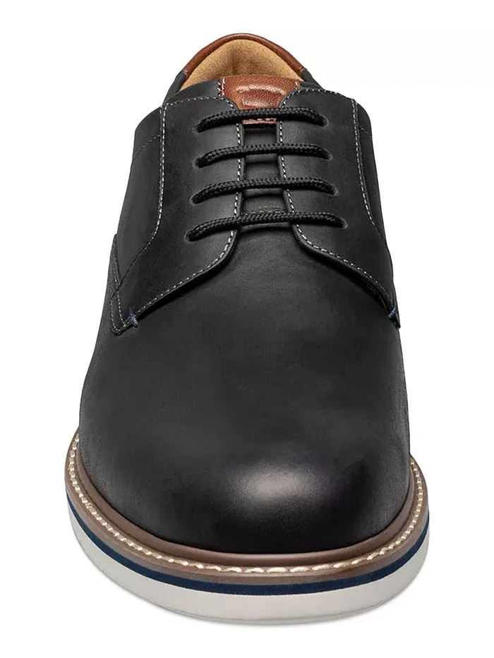 Мужские оксфорды Norfolk с гладким мысом из кожи Florsheim — изображение 7 из 7, черный