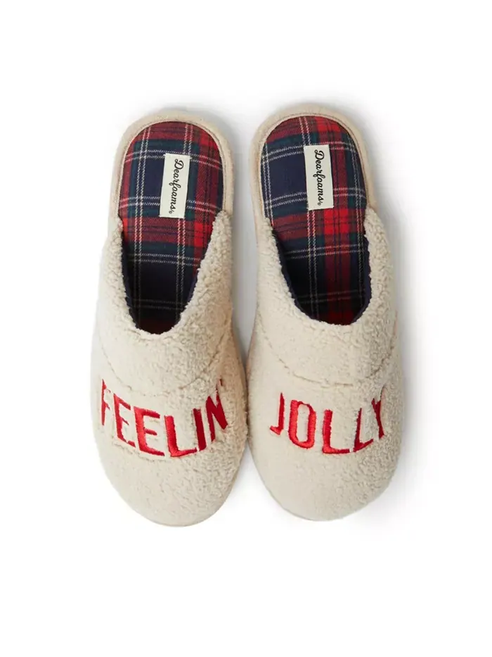 Мужские тапочки Tyler Novelty Holiday Christmas Scuff Dearfoams
