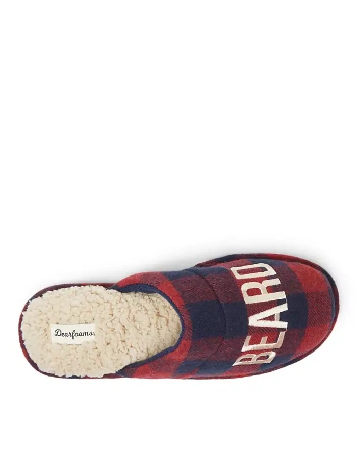 Мужские тапочки Tyler Novelty Holiday Christmas Scuff Dearfoams — изображение 4 из 5
