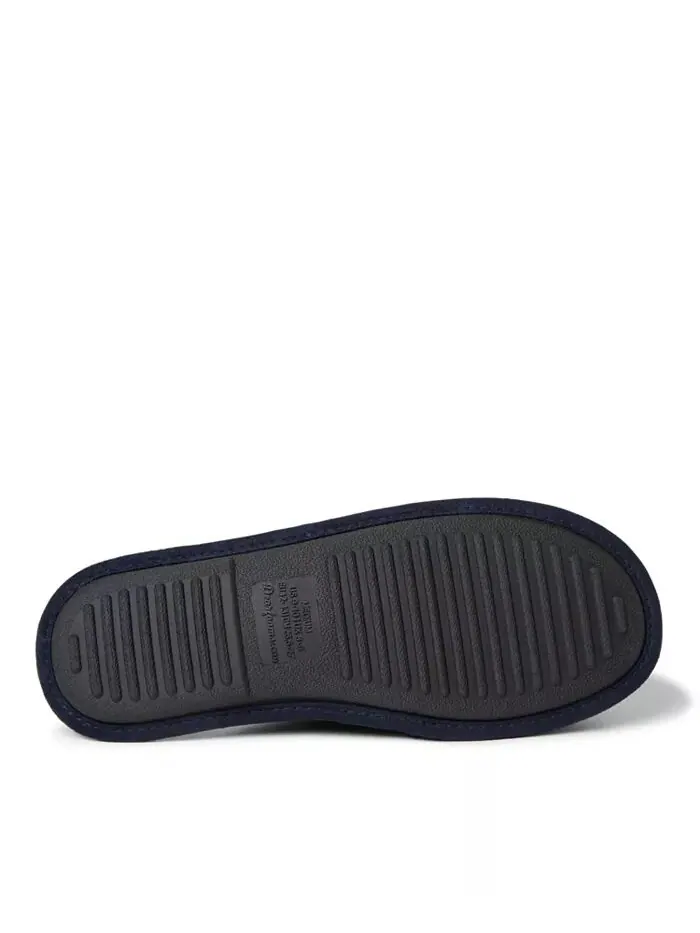 Мужские тапочки Tyler Novelty Holiday Christmas Scuff Dearfoams — изображение 5 из 5, темно-синий