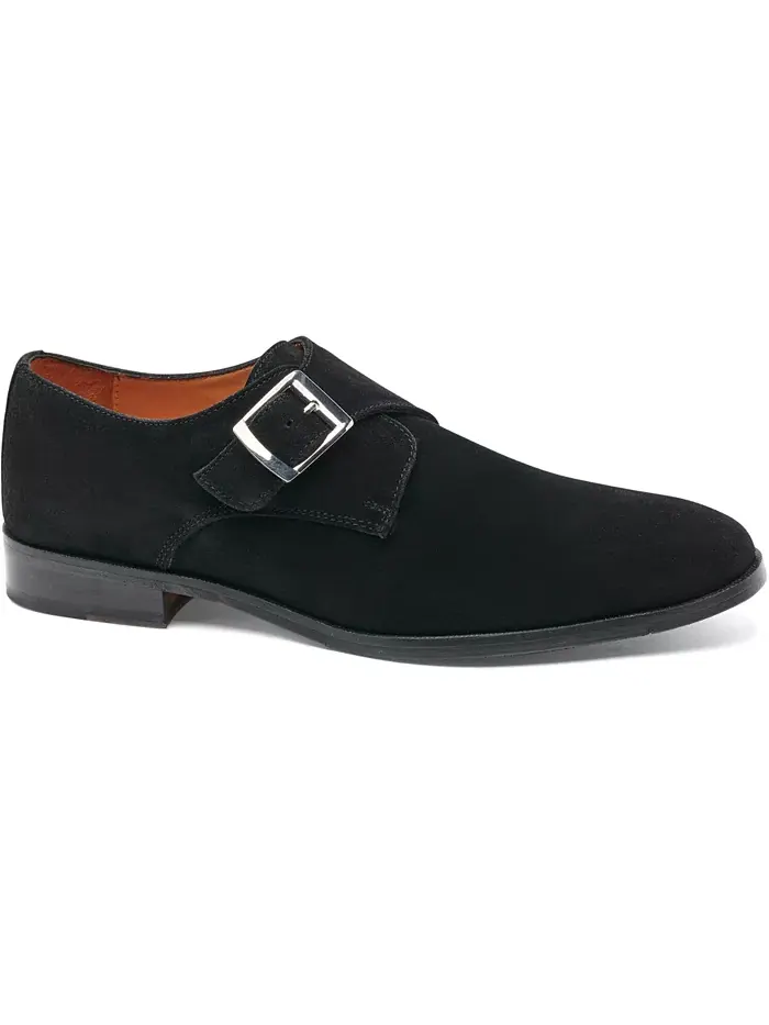 Мужские лоферы Freedom Single Monk-Strap Carlos by Carlos Santana — изображение 2 из 6, черный