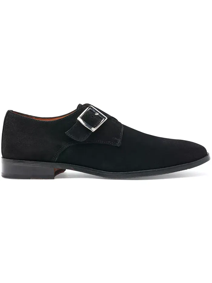 Мужские лоферы Freedom Single Monk-Strap Carlos by Carlos Santana — изображение 4 из 6, черный