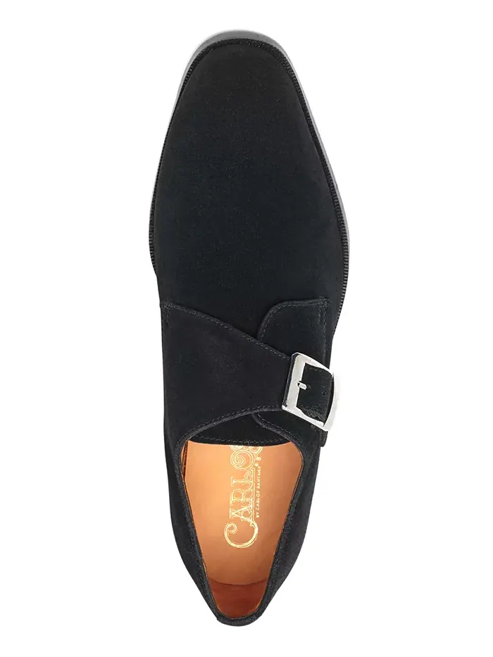 Мужские лоферы Freedom Single Monk-Strap Carlos by Carlos Santana — изображение 5 из 6, черный