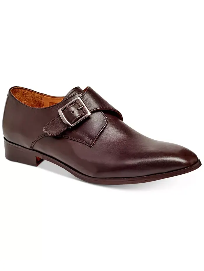 Мужские лоферы Freedom Single Monk-Strap Carlos by Carlos Santana — изображение 1 из 5, коричневый