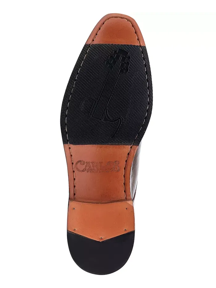 Мужские лоферы Freedom Single Monk-Strap Carlos by Carlos Santana — изображение 5 из 5, коричневый