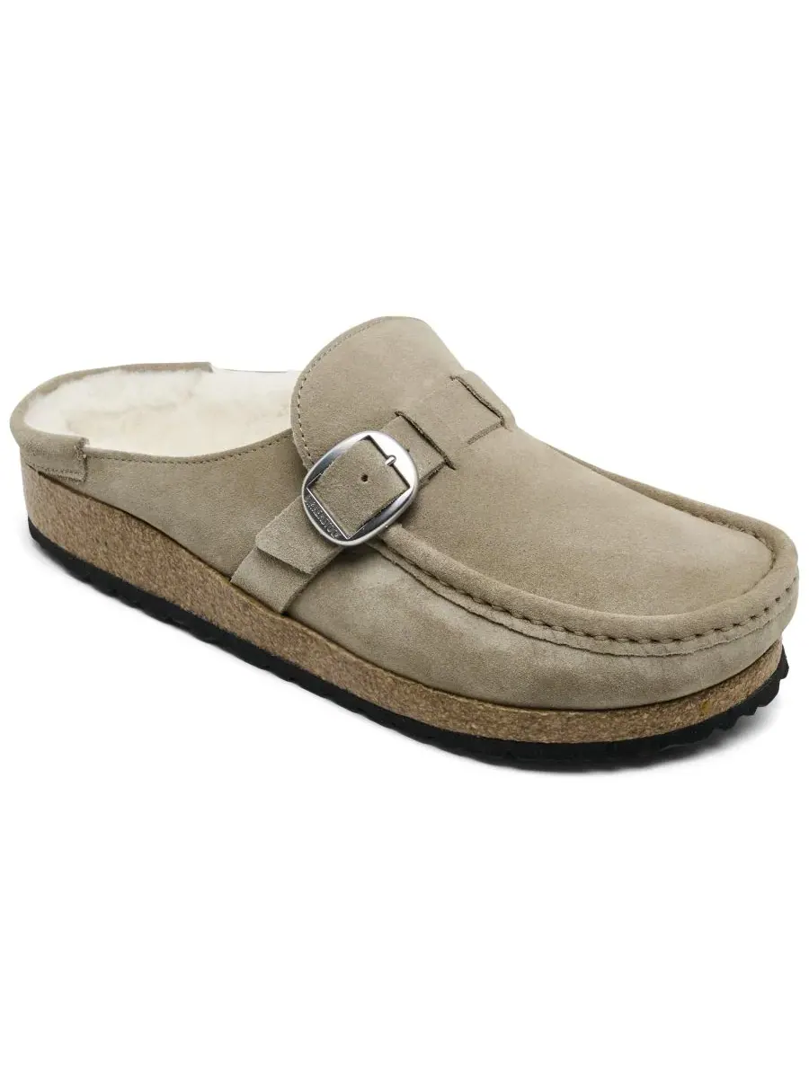 Женские сабо Buckley из замши и овчины от Finish Line Birkenstock