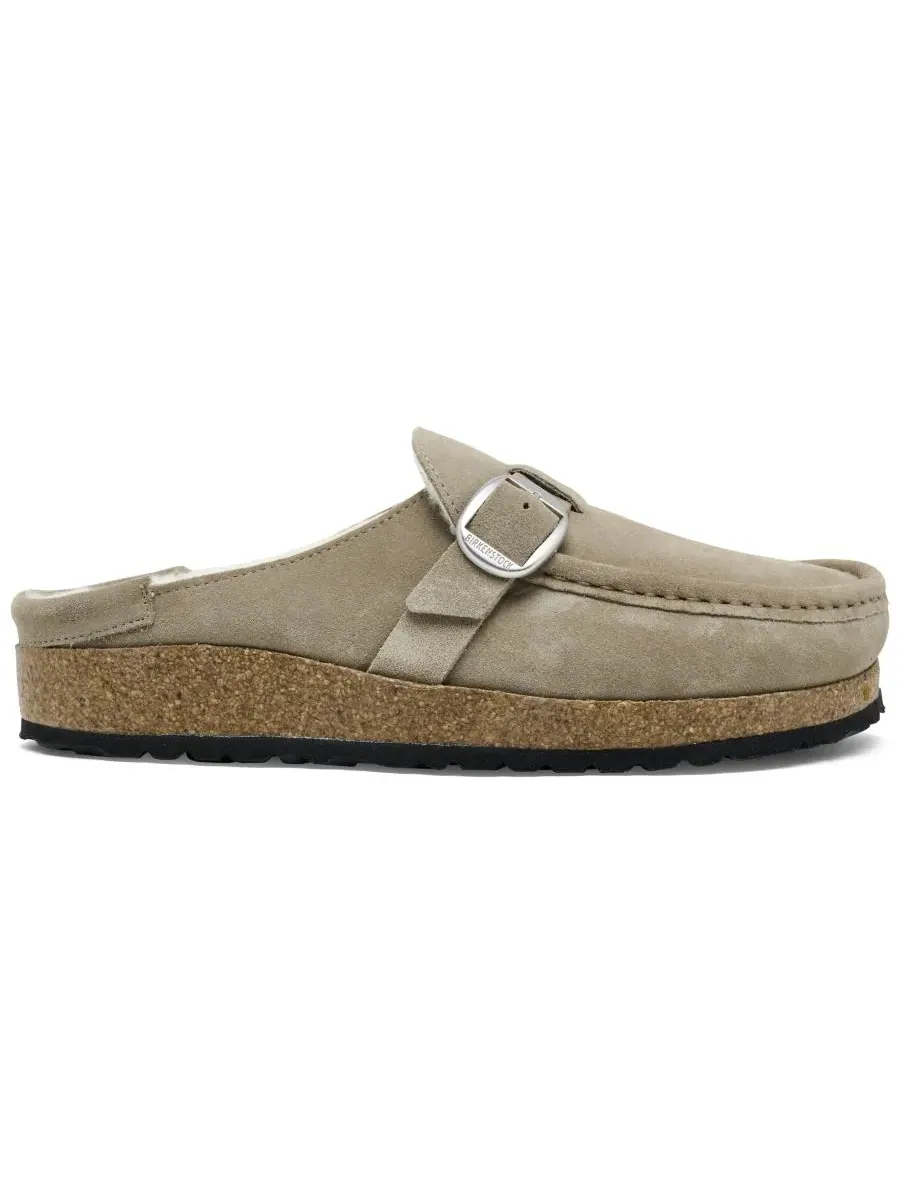 Женские сабо Buckley из замши и овчины от Finish Line Birkenstock — изображение 2 из 6, тауп