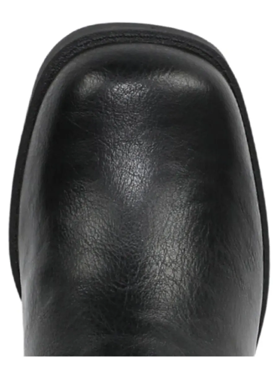 Ботинки высокие для женщин Joplin West Wide-Calf Rugged Tall Boots Dr. Scholl's — изображение 4 из 5, черный