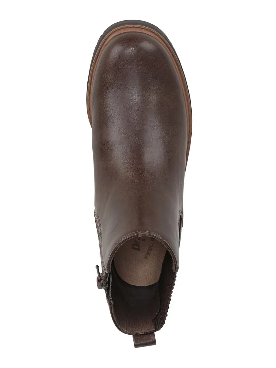 Женские ботильоны Bring Vibes Chelsea Short Boots Dr. Scholl's — изображение 4 из 5, коричневый