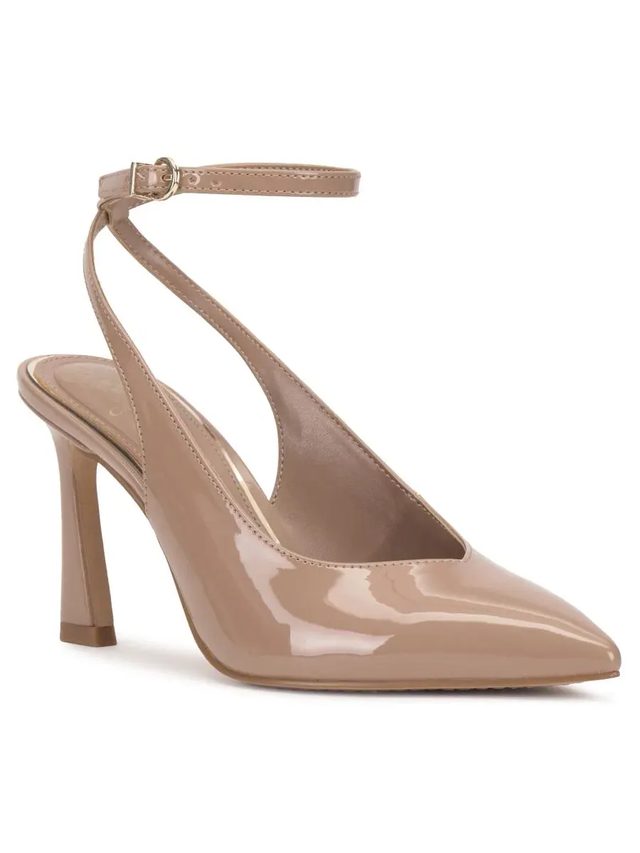 Туфли-лодочки с высокой каблуком-флейр Nellah High Flare Heel Dress Pumps Vince Camuto