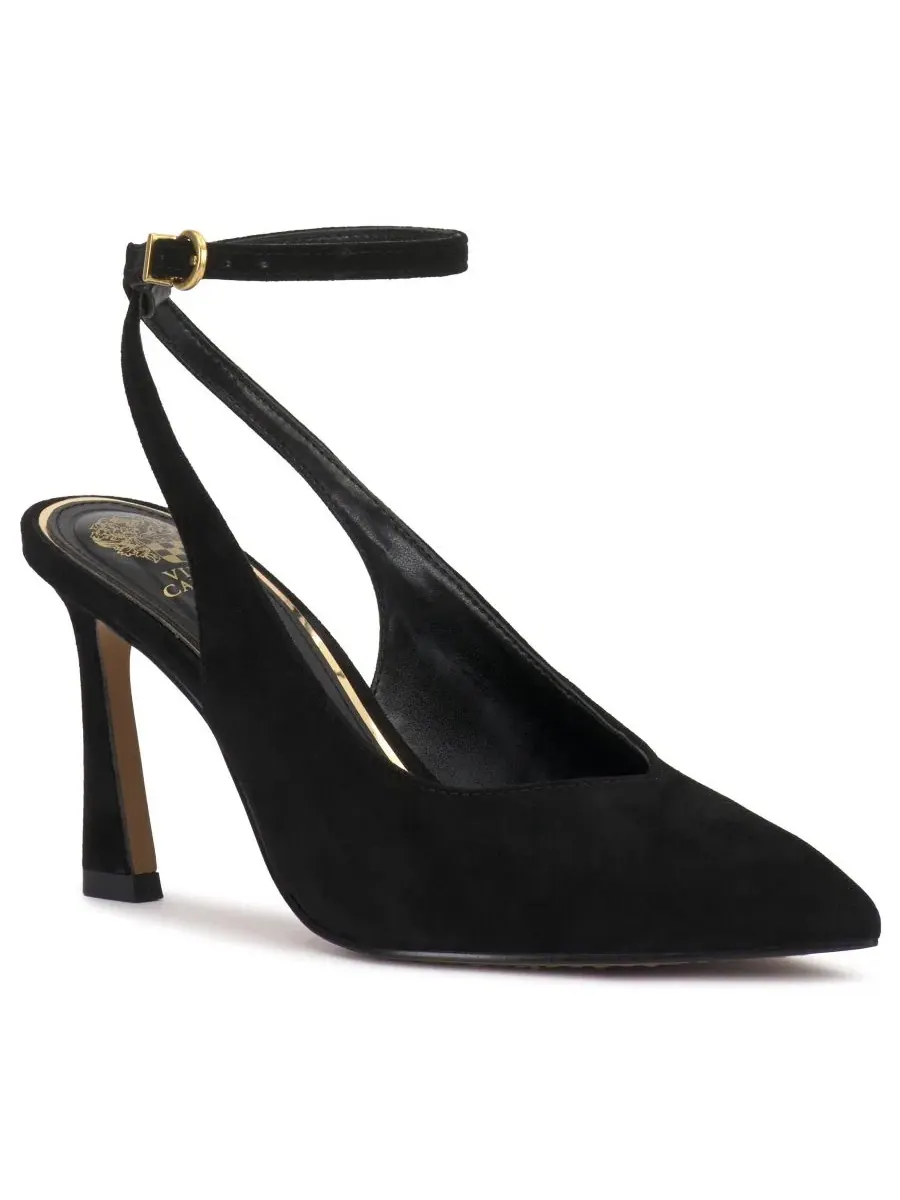 Туфли-лодочки с высокой расширяющейся шпилькой Nellah High Flare Heel Vince Camuto — изображение 1 из 5, черный