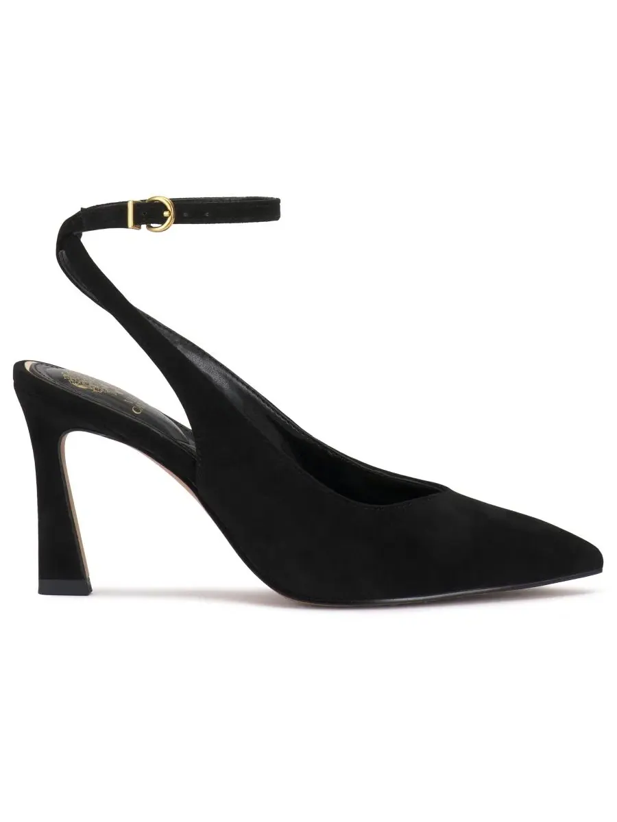 Туфли-лодочки с высокой расширяющейся шпилькой Nellah High Flare Heel Vince Camuto — изображение 2 из 5, черный