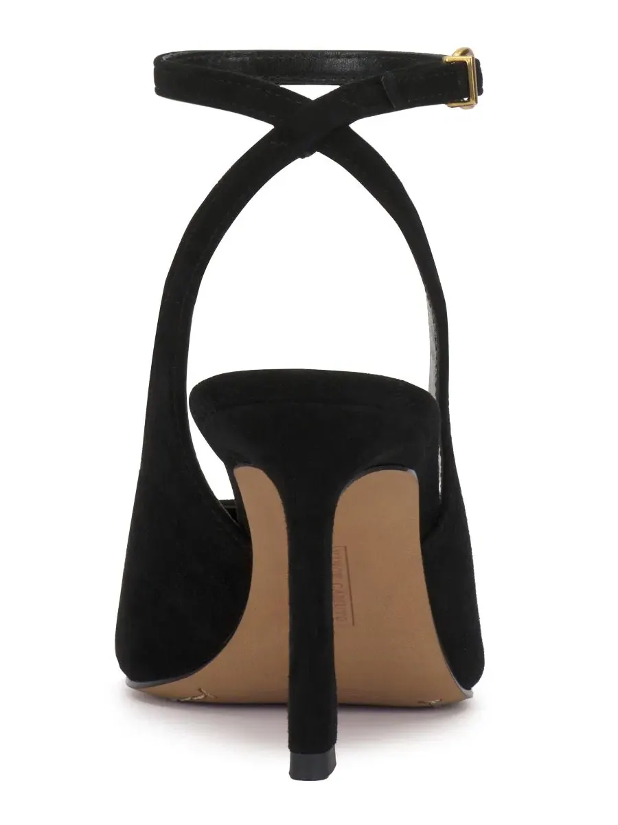 Туфли-лодочки с высокой расширяющейся шпилькой Nellah High Flare Heel Vince Camuto — изображение 3 из 5, черный