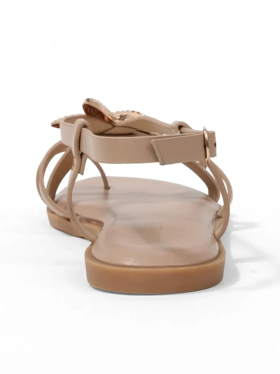 Сандалии Kiana Starfish Accent Flat BERNESS — изображение 3 из 6, бежевый