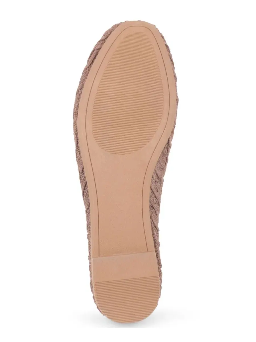 Балетки Tahari Cannes Cable Knit Slip-On — изображение 5 из 6, коричневый