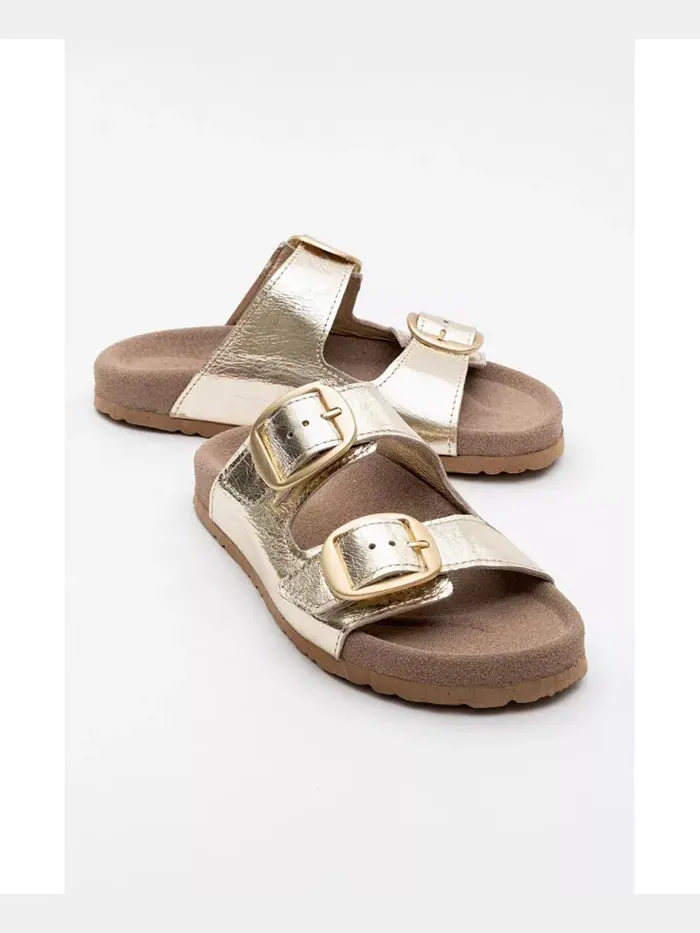 Овеста Слайды на мягкой стельке из кожи (женские) Forever & Always Shoes
