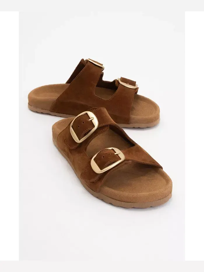Сандалии-слайды Ovesta Soft Footbed из кожи (женские) Forever & Always Shoes — изображение 1 из 1, белый