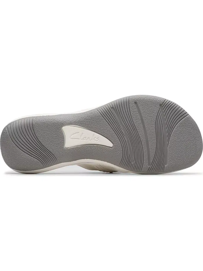 Женские шлепанцы Cloudsteppers Breeze Opal Clarks — изображение 4 из 9, белый
