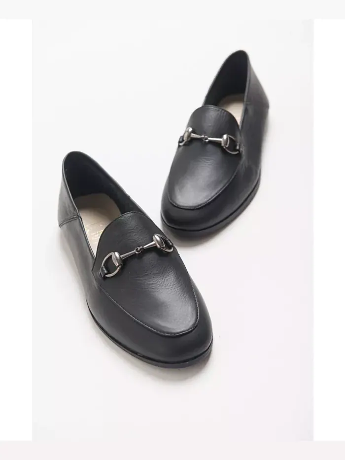 Пенни Лоферы с конской пряжкой из кожи Forever & Always Shoes