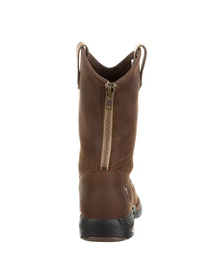 Мужские рабочие ботинки Athens с застежкой Pull-On Georgia Boot — изображение 4 из 7, коричневый