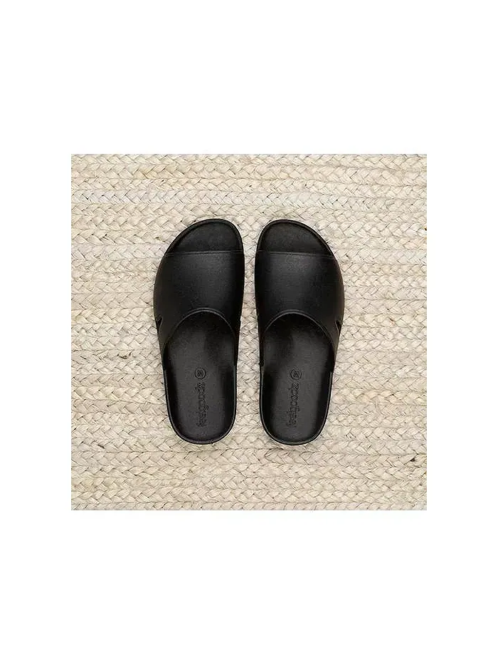 Мужские унисекс спа/душевые шлепанцы Bonsai Rubber Feelgoodz — изображение 2 из 4, черный