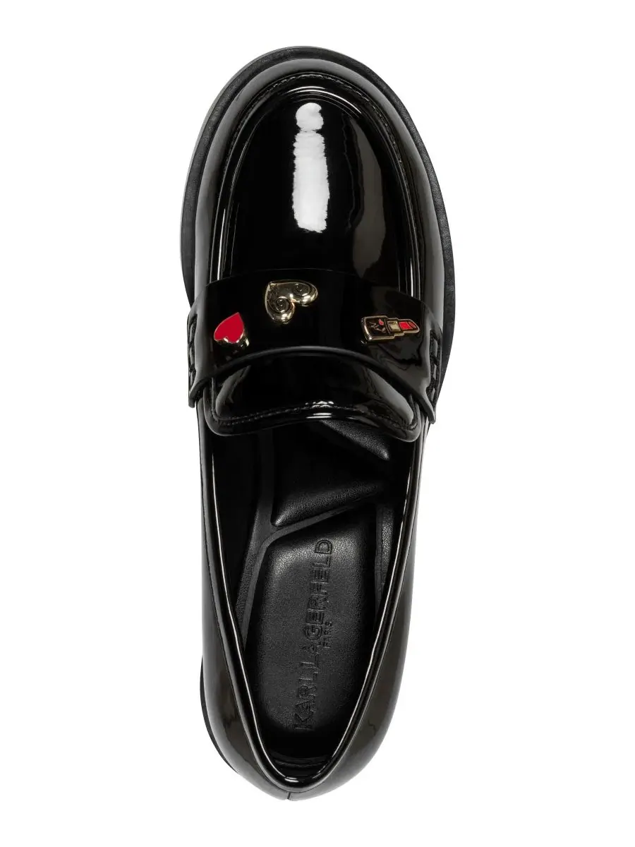 Лоферы женские классические Caiza Classic Loafer KARL LAGERFELD PARIS — изображение 4 из 5, черный
