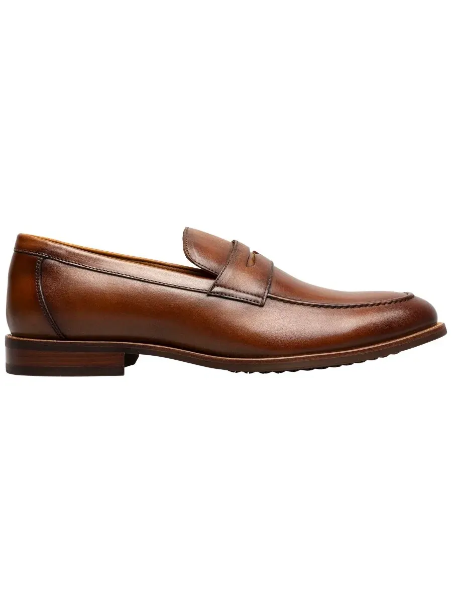 Лоферы Ruvo Moc-Toe Penny Loafer Florsheim — изображение 2 из 6, коричневый