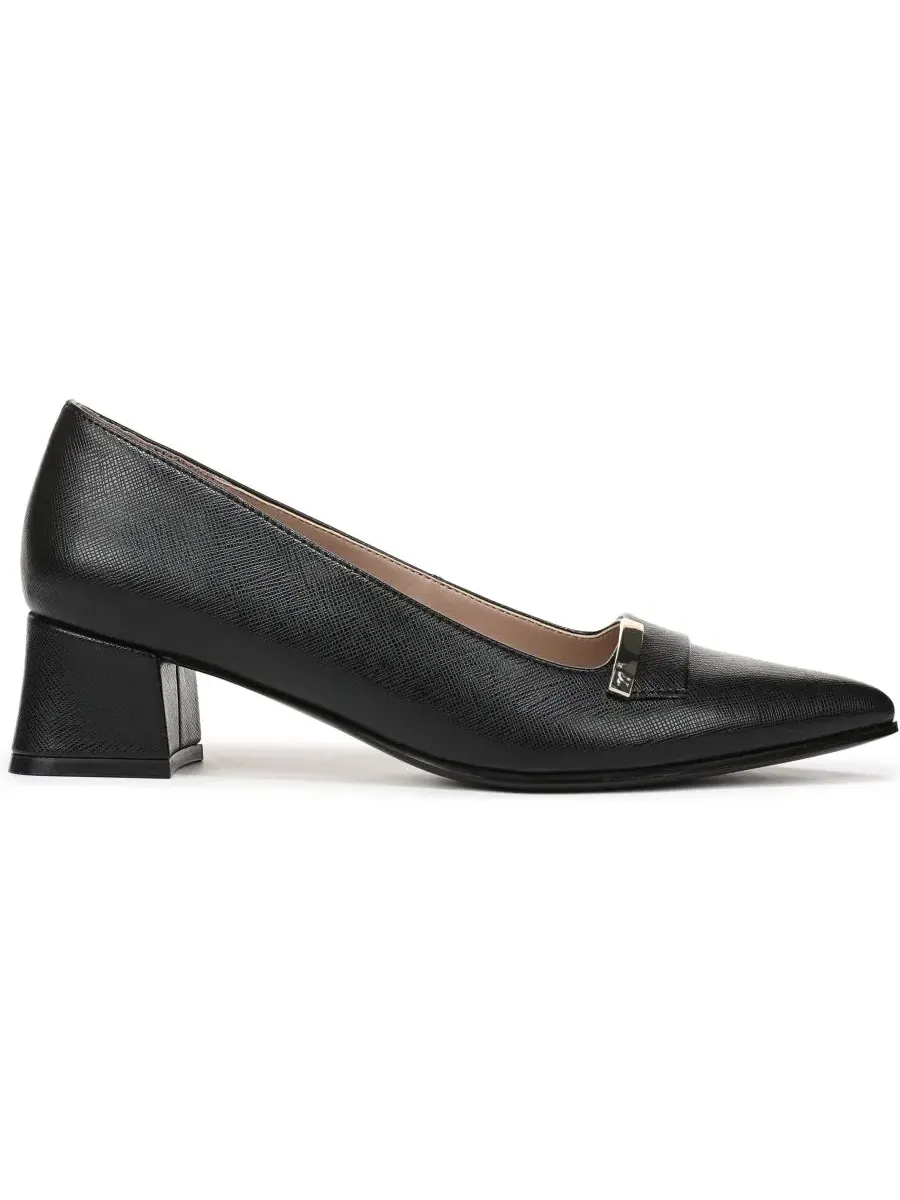 Туфли-лодочки на устойчивом каблуке Avani Slip-On Pumps Naturalizer — изображение 2 из 5, черный