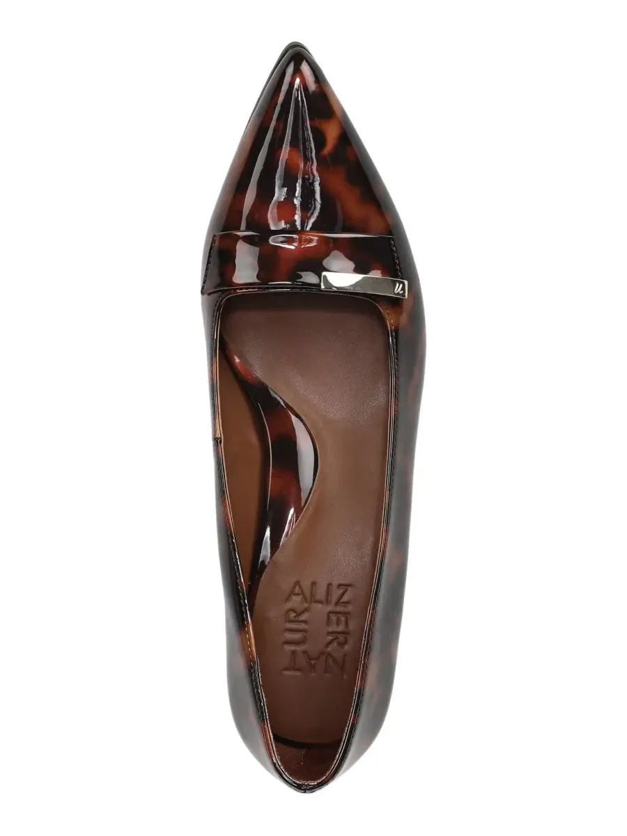 Туфли-лодочки на каблуке-столбике Avani Slip-On Naturalizer — изображение 4 из 5, коричневый
