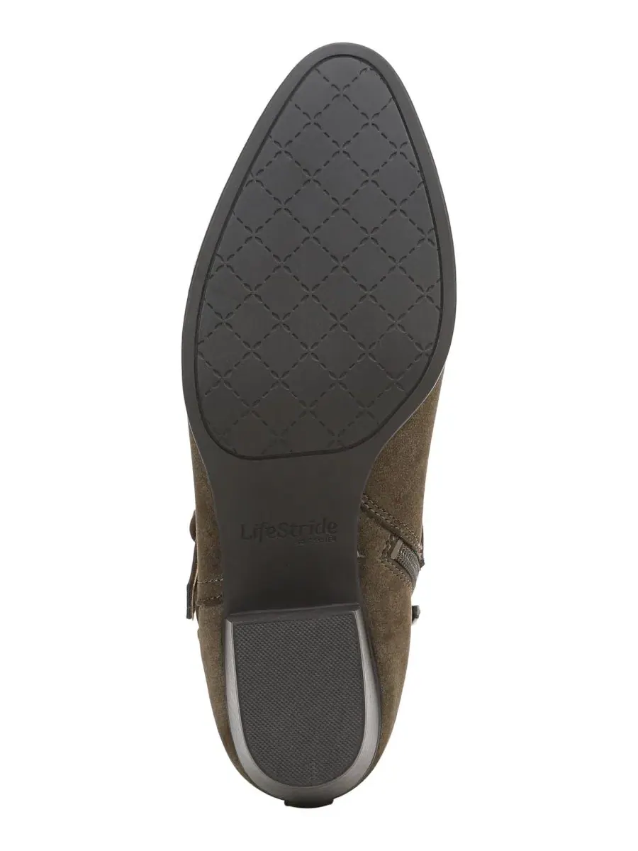 Ботильоны Oaklyn Zip Short Pointed Toe LifeStride — изображение 5 из 5, оливковый