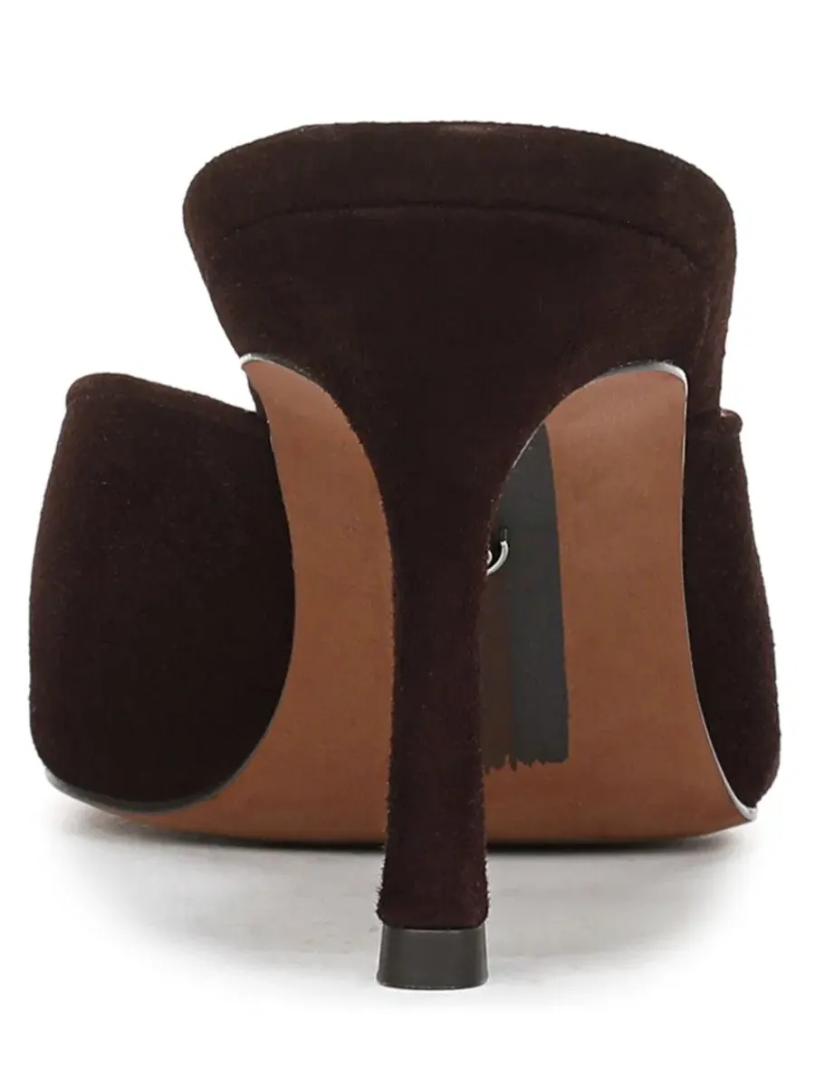 Туфли-мюли Margeaux Heeled Mule с острым носком Sam Edelman — изображение 3 из 5, черный