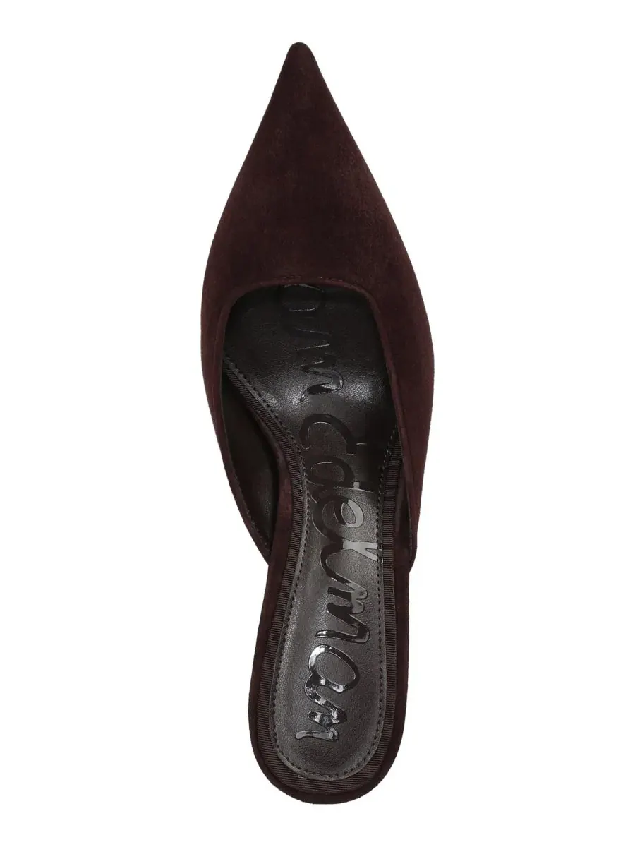 Туфли-мюли Margeaux Heeled Mule с острым носком Sam Edelman — изображение 4 из 5, черный