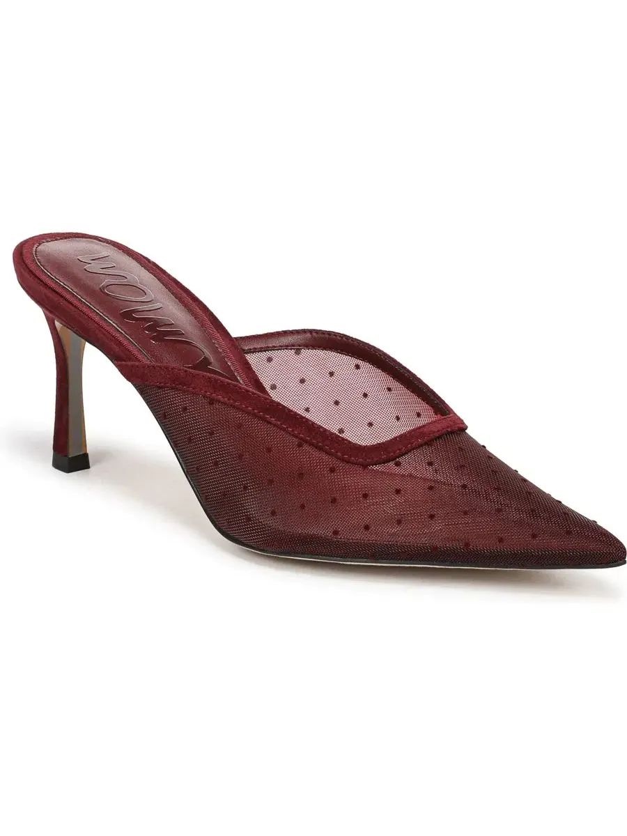 Туфли-мюли на каблуке Margeaux Sam Edelman, French Merlot Mesh