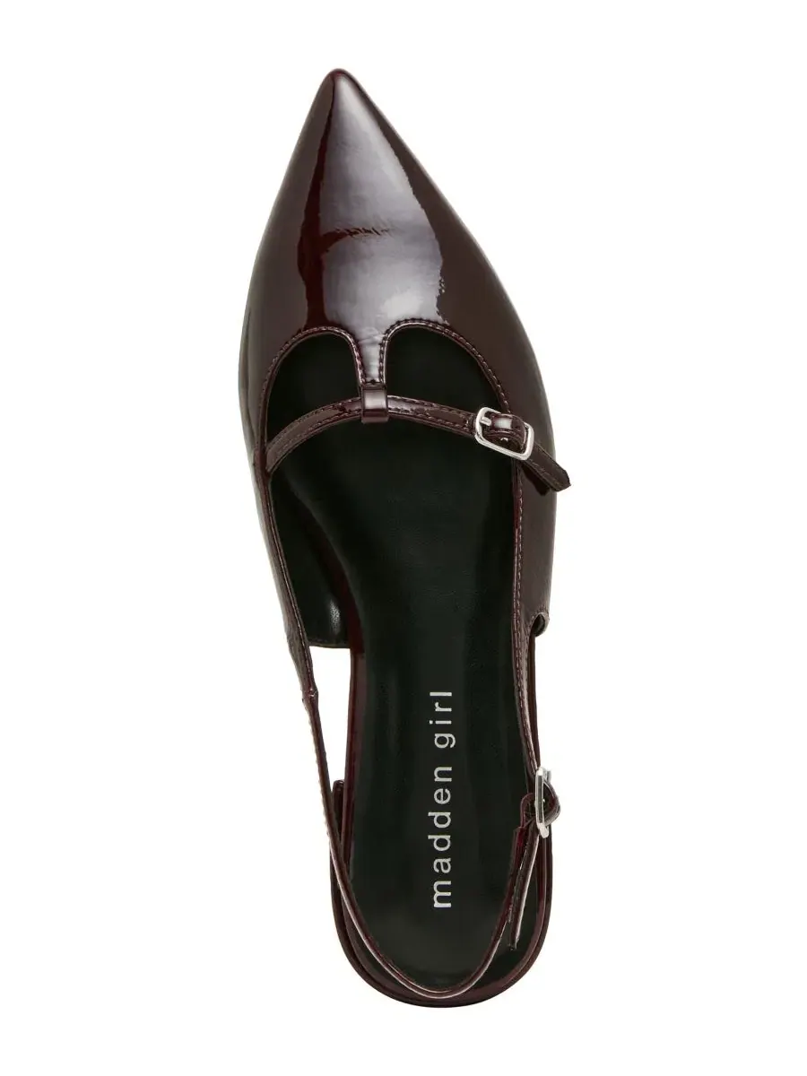 Туфли-лодочки Alice с острым мысом Madden Girl, Merlot Patent — изображение 6 из 9